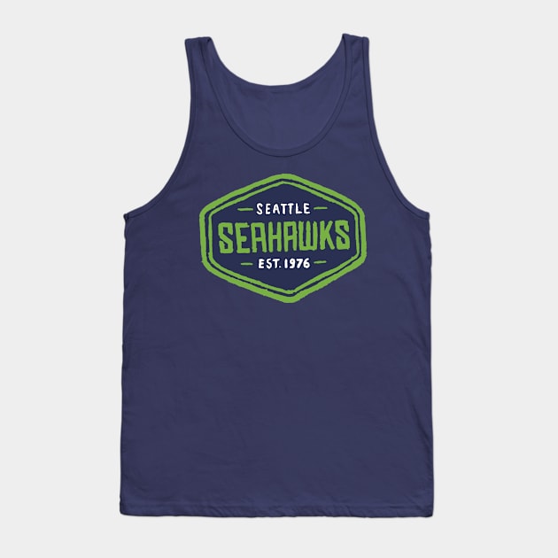 Seattle Seahaaaawks 11 Tank Top by Very Simple Graph